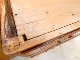 a piece of wood that has been removed from the top of a table