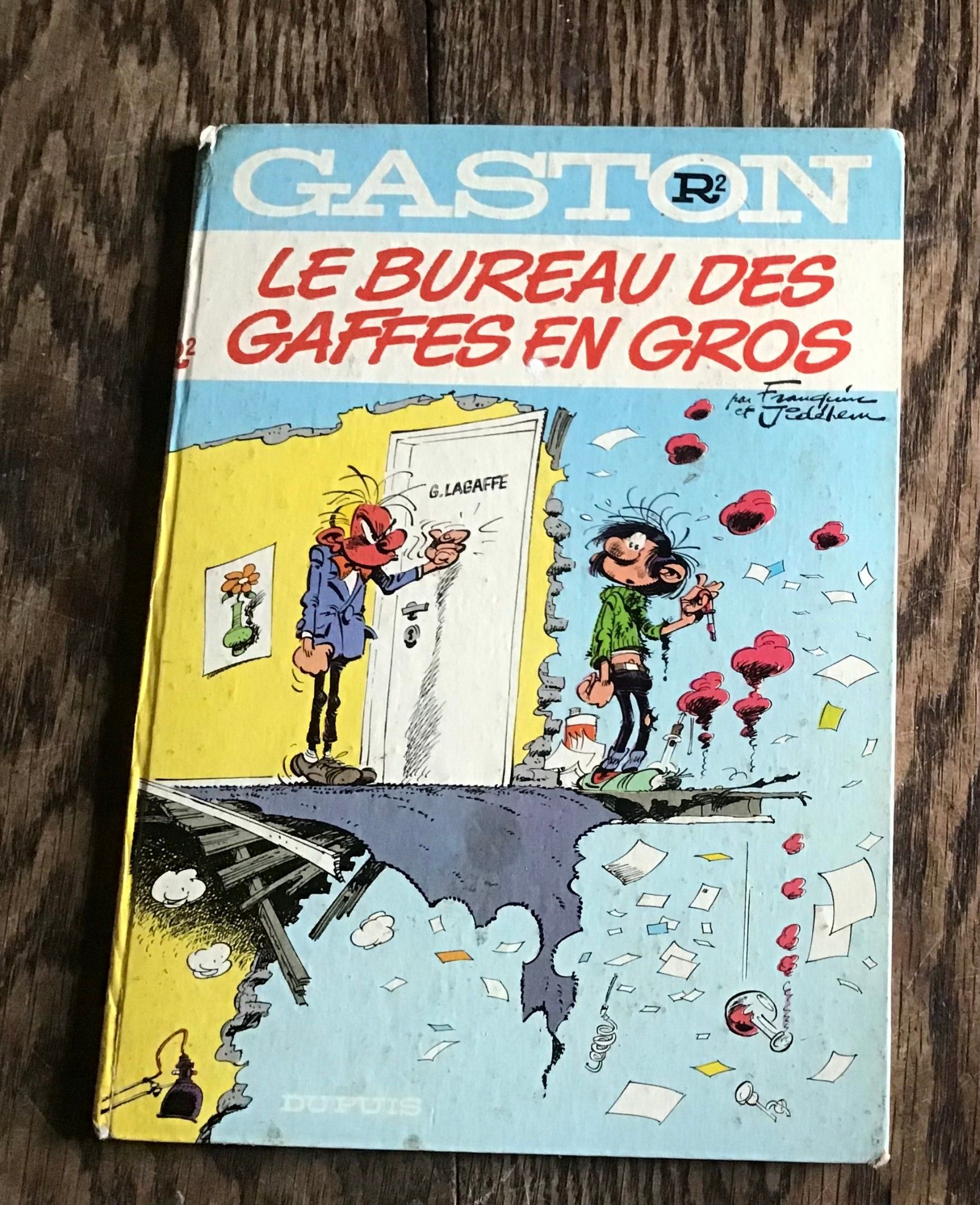 Franquin et Jidéhem Gaston R2 Le Bureau des Gaffes en Gros Édition originale 1972 chez Dupuis Bel état , rare