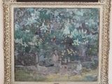 une photo d'un tableau accroché au mur