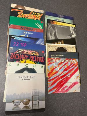a lot of books that are on the table