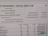 a picture of a computer screen showing a number of data