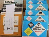 several books that are sitting on a pallet