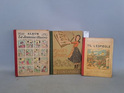 trois livres sont alignés sur une table