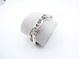 sterling silver bracelet with a twisted link and a twisted chain