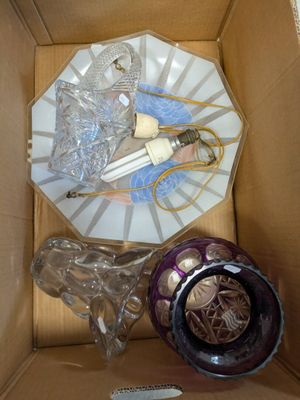a box that has a bunch of items inside of it