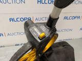a black bag with a yellow cord attached to it