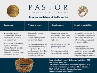 Découvrez ici les informations pratiques de cette vente.
