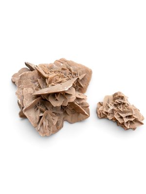 two pieces of wood are shown on a white surface