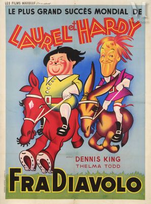 an old movie poster of a man riding a horse and a woman riding a horse