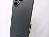 a close up of a cell phone with a camera attached to it