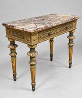 Console de Gênes, style Louis XVI, fin du XVIIIe - début du … (photo 2)