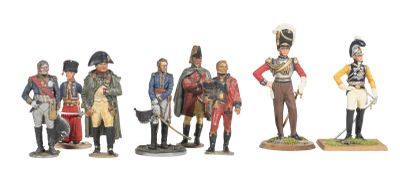 Figurines peintes. 1er Empire. Grandes tailles, la plupart 7…