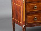 an image of a marble top chest of drawers