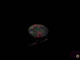 a black oplite in the dark with red and green lights