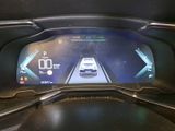 a car dashboard with a digital display on it
