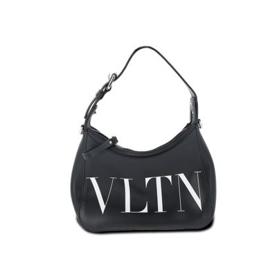 un sac à main noir sur lequel est inscrit le mot « vltn »