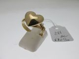 an image of a gold ring with a heart on it