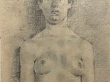 an image of a drawing of a man with no shirt on