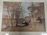 a picture of a painting on the wall of a house