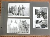 plusieurs photos en noir et blanc représentant un groupe d'hommes en uniforme militaire