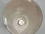 a light that is on in the middle of a bowl