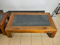 Ensemble en bois naturel comprenant une table-basse rectangu… (photo 2)