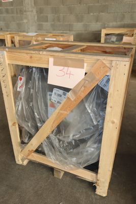 a pallet with a bunch of plastic bags on it