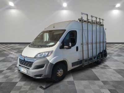a picture of a white truck parked in a room