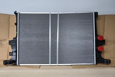 a close up of a radiator on a cardboard box