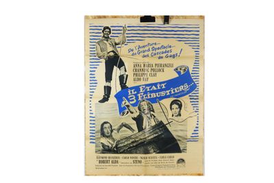 Affiche du film "Il était 3 flibustiers..." de 1962 par Stef…
