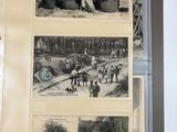 des images de personnes et d'animaux sur les pages d'un livre