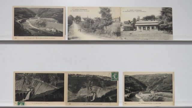Budelière : Lot de 6cpa (dont 4 du Barrage du Cher). TBE général