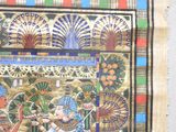 an image of a picture of a painting on a piece of cloth