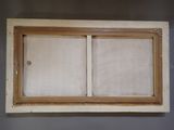 a picture of a window in a room that is being remodeled