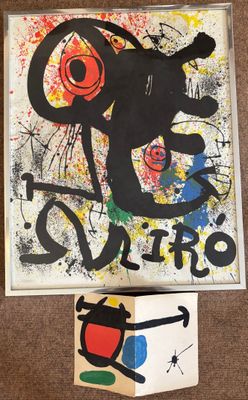 an image of a piece of art with a cat on it