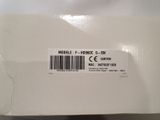a white box with a barcode on it