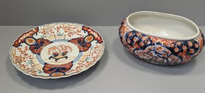 paire de bols et soucoupes en porcelaine Imari japonaise, XIXe siècle
