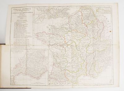 une vieille carte de la Californie et des États voisins