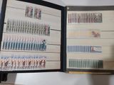 a book with a bunch of stamps on it