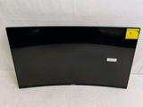 a close up of a black plastic shelf on a white background