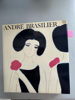a picture of a picture of a woman with flowers on the cover of a book