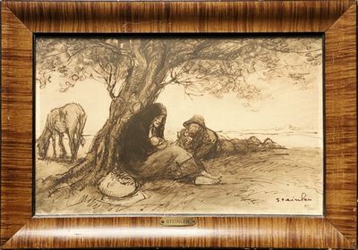 Théophile Alexandre Steinlen (d'après) - Halte des vagabonds…