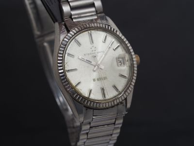 ETERNA-MATIC 5 Star Montre de poignet en acier. Boitier rond…