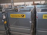 many bins that are in a warehouse with a lot of them