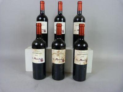 * 6 Bouteilles Château la Fleur Morange, " Cuvée La Marchode…