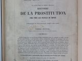 an open book with a black and white title on it