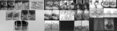 Ensemble de vingt sept plaques photos au gelatino-bromure en…