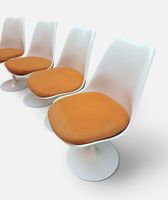 SAARINEN Ero (1910-1961), dans le goût de, suite de 4 chaise… (photo 2)