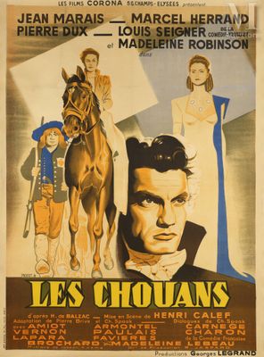 an old movie poster of a man riding a horse next to a woman on a horse