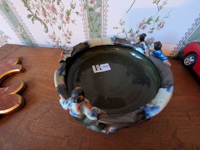 Coupe japonaise en céramique Sumida à glaçure coulante et dé…